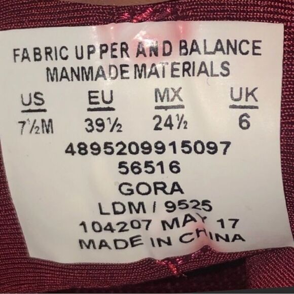 Everlast Sport‎ Gora Women's Burgundy Athletic Sneaker Shoe Size 7.5m EUC - Picture 7 of 7